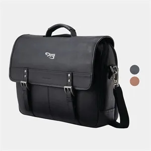 Samsonite® Classic Leather Flapover Bag