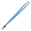 3/5" Polyester Flat Braid Lanyard Strap W/ Plastic J Hook | https://www.bestnamebadges.com