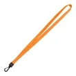 3/5" Polyester Flat Braid Lanyard Strap W/ Plastic J Hook | https://www.bestnamebadges.com