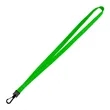 3/5" Polyester Flat Braid Lanyard Strap W/ Plastic J Hook | https://www.bestnamebadges.com
