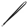 3/5" Polyester Flat Braid Lanyard Strap W/ Plastic J Hook | https://www.bestnamebadges.com