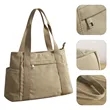 Large Canvas Tote Bag With Zipper | https://www.bestnamebadges.com
