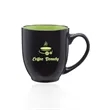 16 oz. Bistro Two-Tone Ceramic Custom Mugs | https://www.bestnamebadges.com