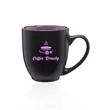 16 oz. Bistro Two-Tone Ceramic Custom Mugs | https://www.bestnamebadges.com