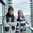Custom Logo Knit Beanie Cap 9'' x 8'' | https://www.bestnamebadges.com