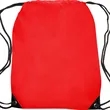 Black Trim Drawstring Bag | https://www.bestnamebadges.com