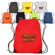 Black Trim Drawstring Bag | https://www.bestnamebadges.com