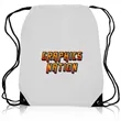 Black Trim Drawstring Bag | https://www.bestnamebadges.com
