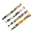 5/8" Custom Printed Event Wristband With Locking Bead | https://www.bestnamebadges.com