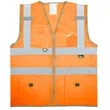 Hi Vis Reflective Safety Vest With Pockets | https://www.bestnamebadges.com