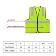 High Visibility Work Vest With 4 Pockets | https://www.bestnamebadges.com