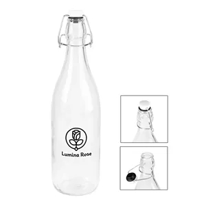1 Liter Swing Top Glass Bottle