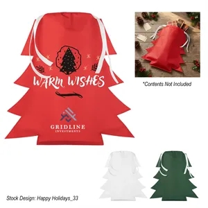 Tree Shaped Non-Woven Gift Bag