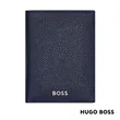 Hugo Boss® Classic Grained Folding Card Holder | https://www.bestnamebadges.com