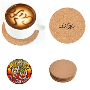 Eco-Friendly Cork Round Coasters