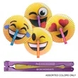 Emoji Paper Fan | https://www.bestnamebadges.com