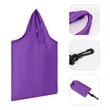 Reusable Foldable Shopping Tote Bag W/ Handle | https://www.bestnamebadges.com