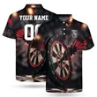 Custom Full Color Sublimated Performance Polo Shirt | https://www.bestnamebadges.com
