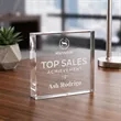 Winston Square Paperweight | https://www.bestnamebadges.com