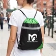 Trailblazer Drawstring Bag | https://www.bestnamebadges.com