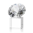 Gemstone Award on Cube - Diamond | https://www.bestnamebadges.com