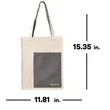 Bookaroo Tote with Journal Pocket | https://www.bestnamebadges.com