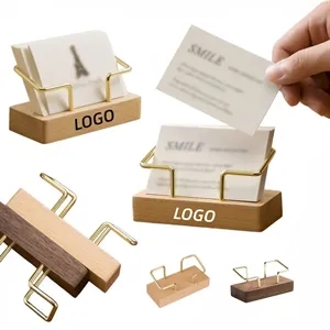Wooden Business Card Holder