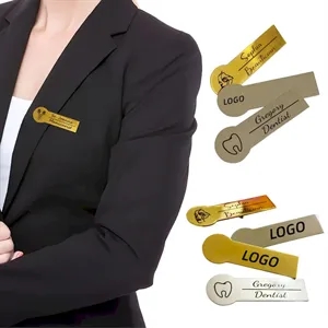 Personalized Stainless Steel Name Badge
