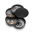 4-Tier Rotating Jewelry Organizer Box | https://www.bestnamebadges.com