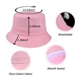 Chic And Comfy Cotton Bucket Hat | https://www.bestnamebadges.com