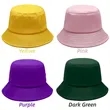 Chic And Comfy Cotton Bucket Hat | https://www.bestnamebadges.com