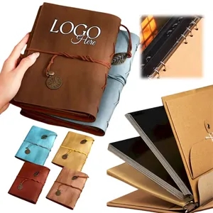 Retro-Style A5 Refillable Notebook