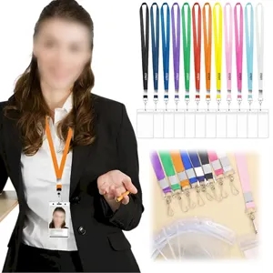 Colorful Polyester PVC ID Lanyard