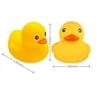Squeaky Rubber Duck Bath Toy | https://www.bestnamebadges.com