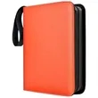 4-Pocket PU Leather Card Album With Zipper Closure | https://www.bestnamebadges.com