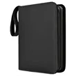 4-Pocket PU Leather Card Album With Zipper Closure | https://www.bestnamebadges.com