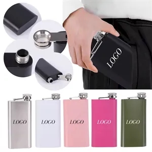 4oz Outdoor Portable Flat Hip Flask