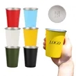 12oz Single-Layer Stainless Steel Drinking Cup | https://www.bestnamebadges.com