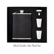 8oz Pocket Stainless Steel Hip Flask Set | https://www.bestnamebadges.com