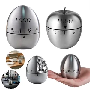 60-Minute Stainless Steel Analog Kitchen Timer