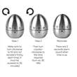 60-Minute Stainless Steel Analog Kitchen Timer | https://www.bestnamebadges.com