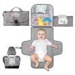 Baby Portable Diaper Changing Pad | https://www.bestnamebadges.com