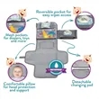 Baby Portable Diaper Changing Pad | https://www.bestnamebadges.com