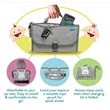 Baby Portable Diaper Changing Pad | https://www.bestnamebadges.com
