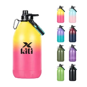 1 Gallon Outdoor Insulated Water Bottle W/ Carabiner