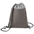 RejuVe MOTO Recycled Heather Drawstring Bag | https://www.bestnamebadges.com