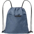 RejuVe X-PAK Recycled Heather Drawstring Bag | https://www.bestnamebadges.com