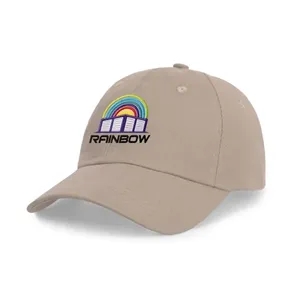 6 Panel Unstructured Cotton Twill Baseball Cap