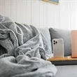 Luxe Faux Fur Throw Blanket | https://www.bestnamebadges.com