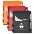 Wavy Design PP Cover RIng Notebook with Matching Pens | https://www.bestnamebadges.com